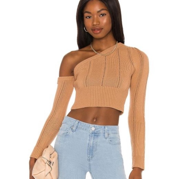 Revolve MAJORELLE Women's Tan Landau Sweater S - Picture 1 of 9